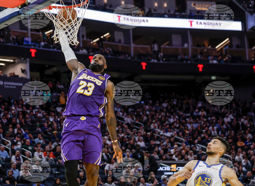 Lakers Warriors Basketball