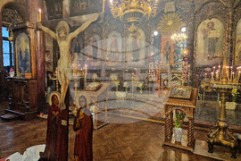 Стара Загора - храм „Св. Димитър“ - изнасяне на плащаница