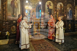 Стара Загора - храм „Св. Димитър“ - изнасяне на плащаница