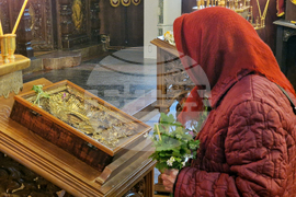 Стара Загора - храм „Св. Димитър“ - изнасяне на плащаница