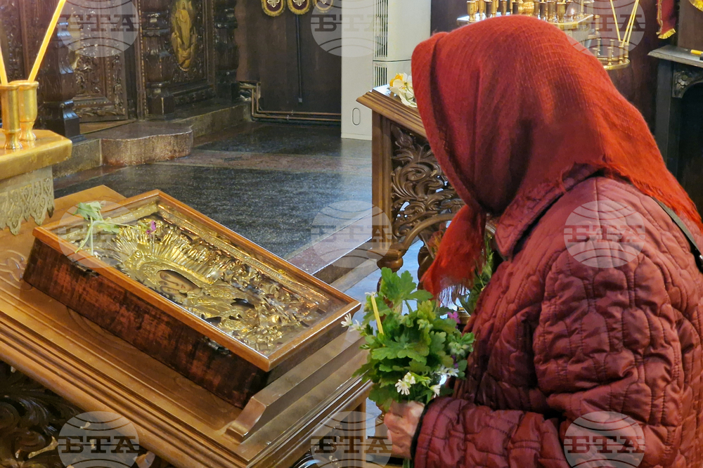 Стара Загора - храм „Св. Димитър“ - изнасяне на плащаница