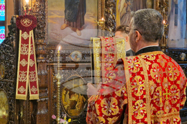 Стара Загора - храм „Св. Димитър“ - изнасяне на плащаница