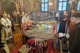 Стара Загора - храм „Св. Димитър“ - изнасяне на плащаница