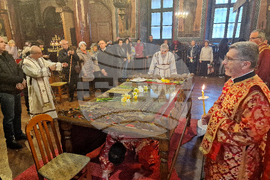 Стара Загора - храм „Св. Димитър“ - изнасяне на плащаница