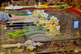 Стара Загора - храм „Св. Димитър“ - изнасяне на плащаница