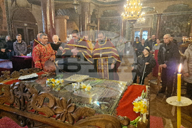 Стара Загора - храм „Св. Димитър“ - изнасяне на плащаница