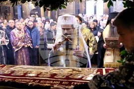 Последование за Царските часове - патриарх Даниил