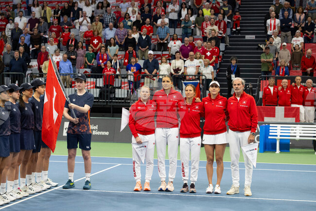 Switzerland Czech Republic Billie Jean King Cup Tennis
