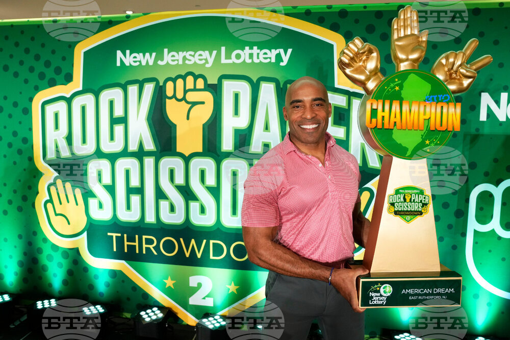 New Jersey Lottery Rock Paper Scissors Throwdown Press Conference