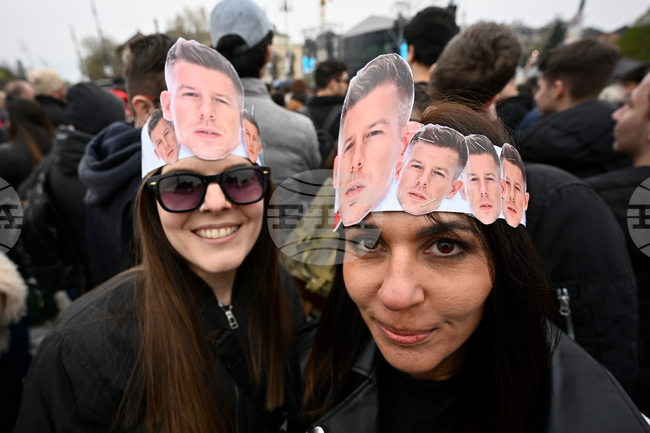 APTOPIX Hungary Election Concert