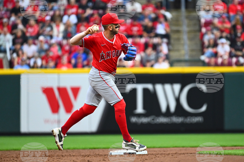 Angels Reds Baseball