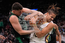 Pelicans Celtics Basketball