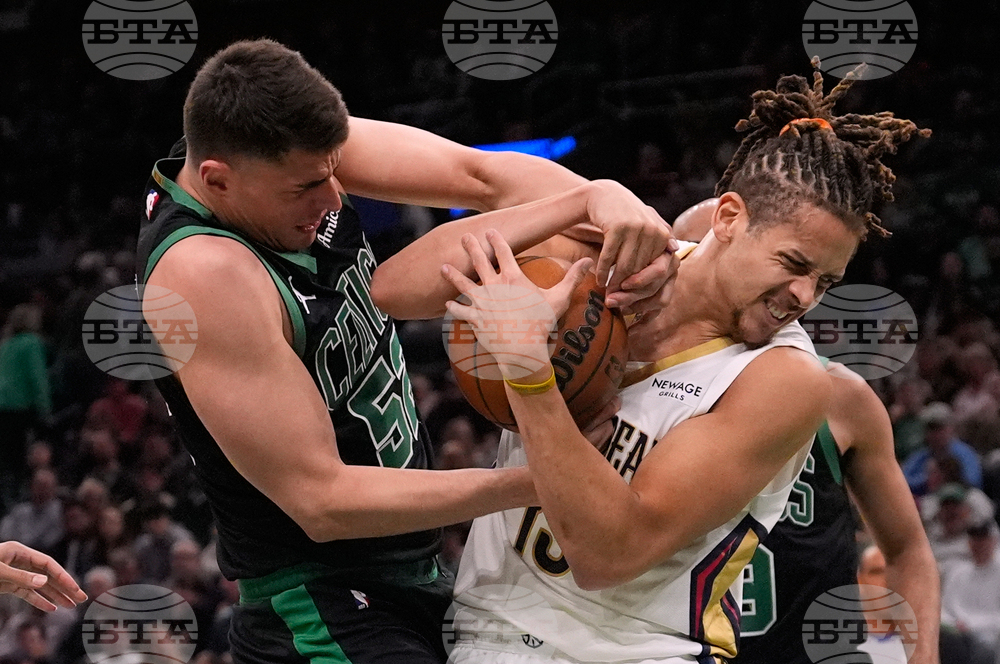 Pelicans Celtics Basketball