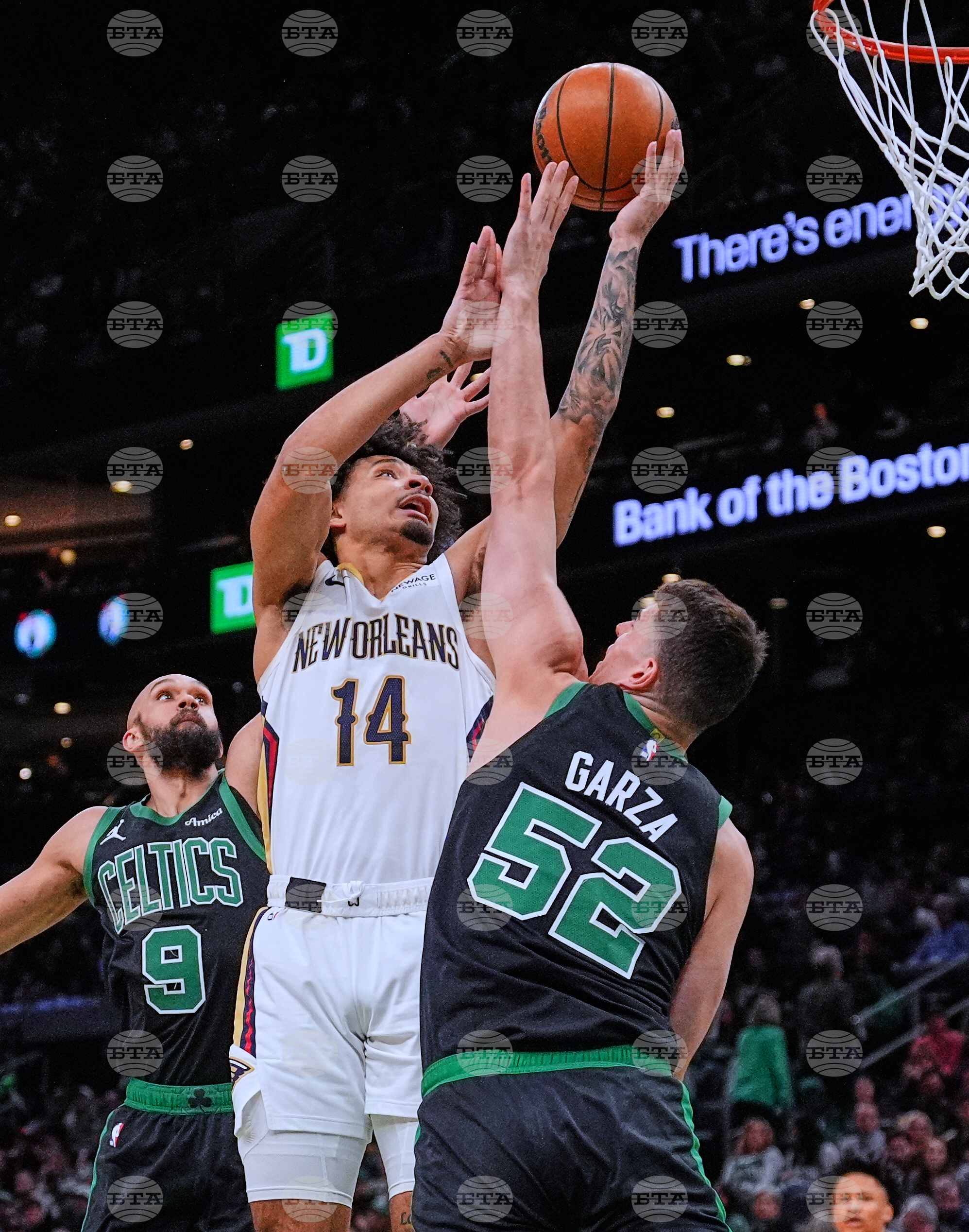 Pelicans Celtics Basketball