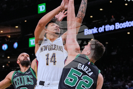 Pelicans Celtics Basketball