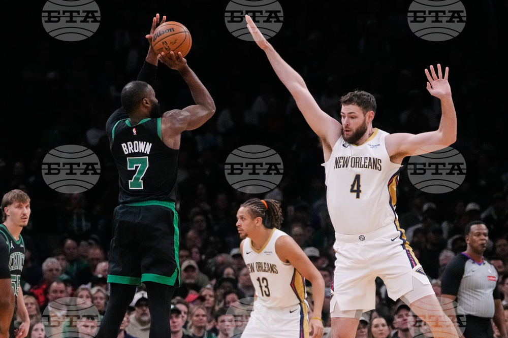 Pelicans Celtics Basketball