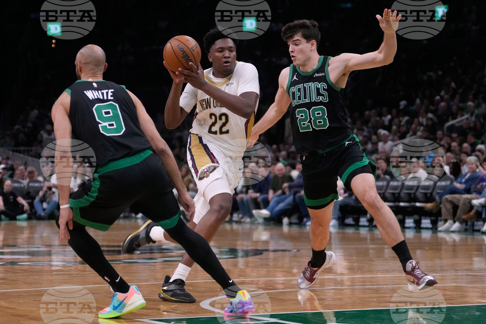 Pelicans Celtics Basketball