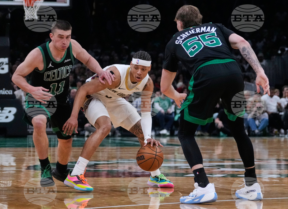 Pelicans Celtics Basketball