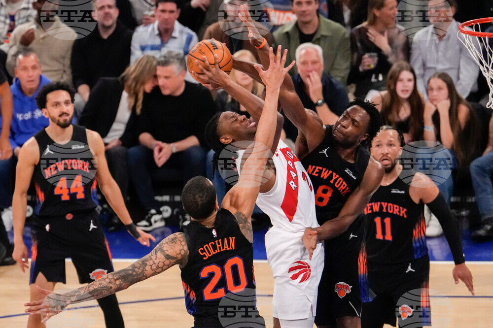 Raptors Knicks Basketball