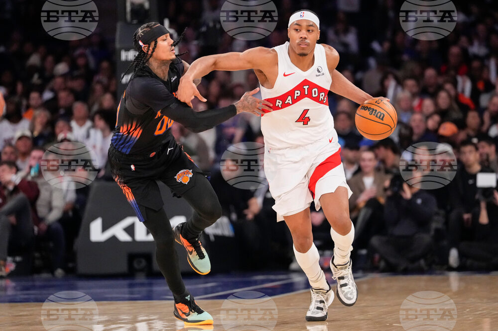 Raptors Knicks Basketball