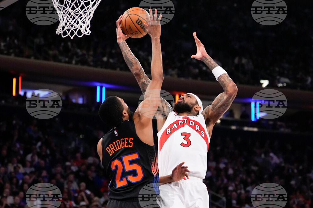 Raptors Knicks Basketball