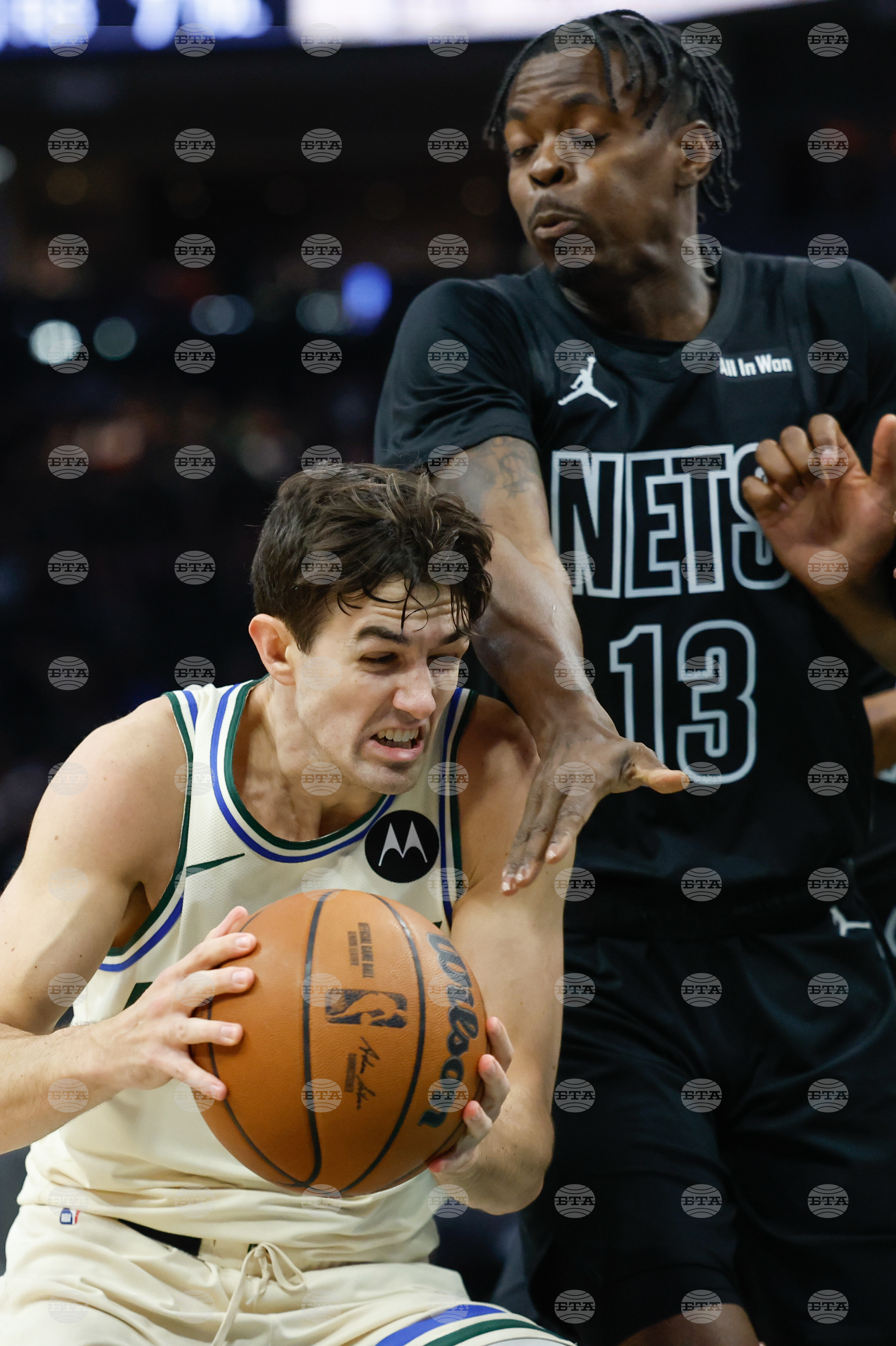 Nets Bucks Basketball