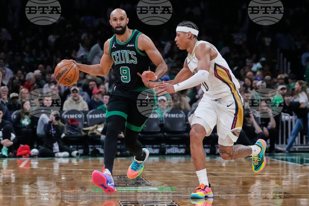 Pelicans Celtics Basketball