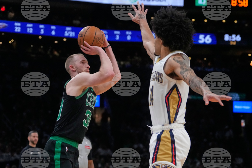 Pelicans Celtics Basketball