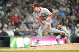 Nationals Brewers Baseball