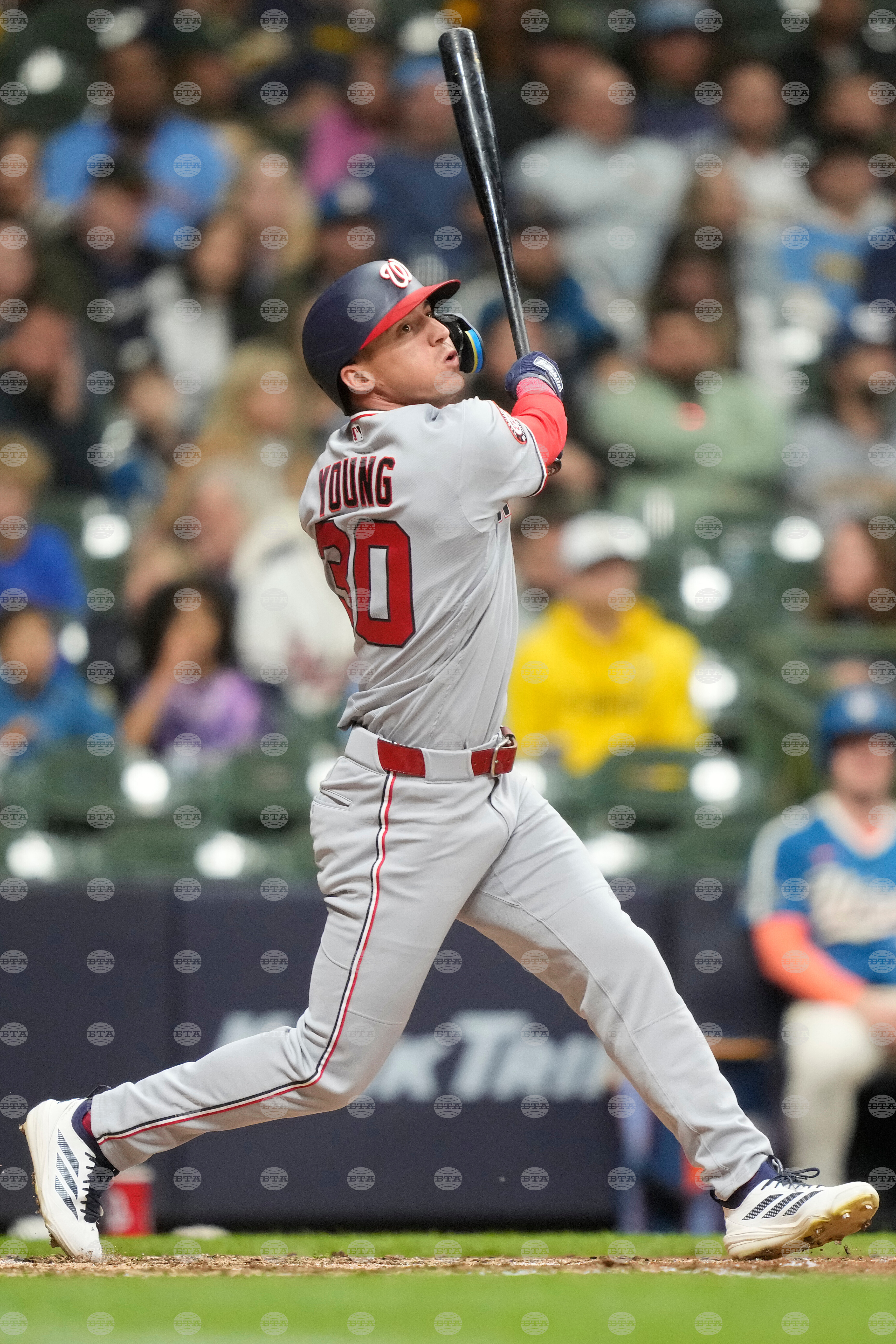 Nationals Brewers Baseball