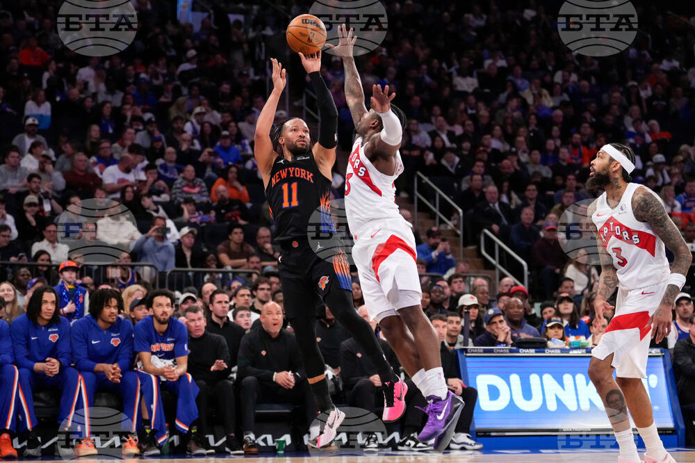 Raptors Knicks Basketball