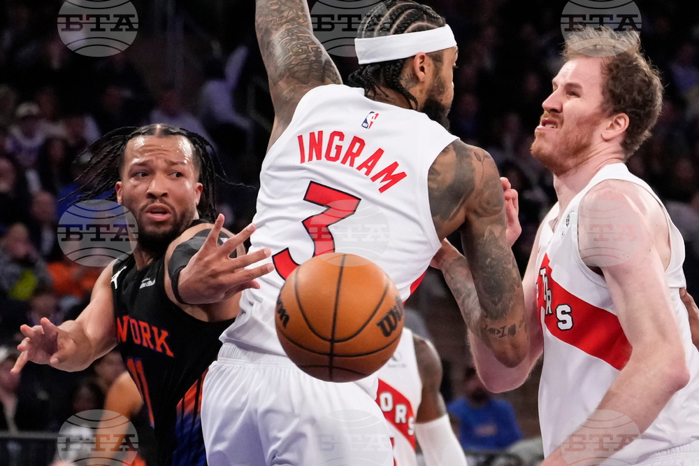 Raptors Knicks Basketball