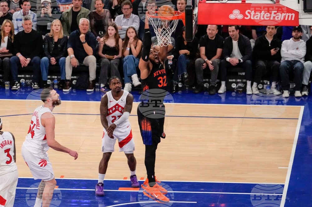 Raptors Knicks Basketball