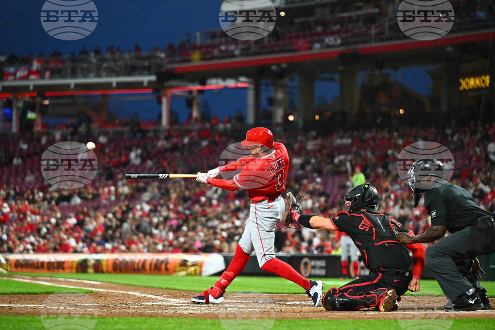 Angels Reds Baseball