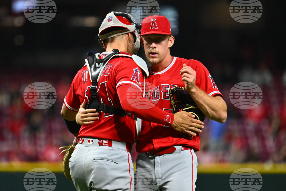 Angels Reds Baseball