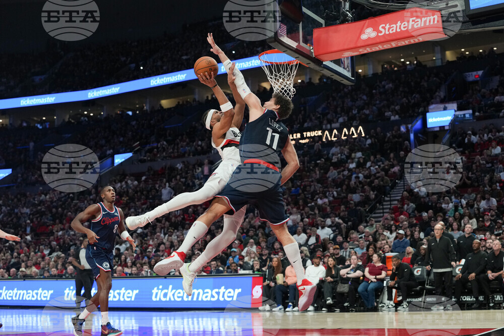 Clippers Blazers Basketball