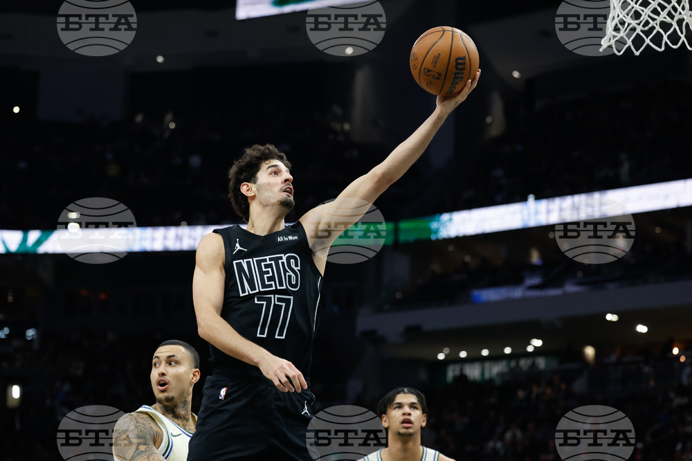 Nets Bucks Basketball