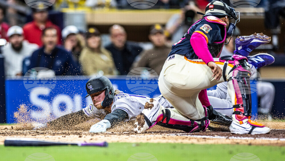 Rockies Padres Baseball