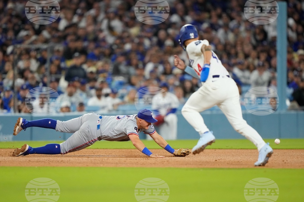 Rangers Dodgers Baseball