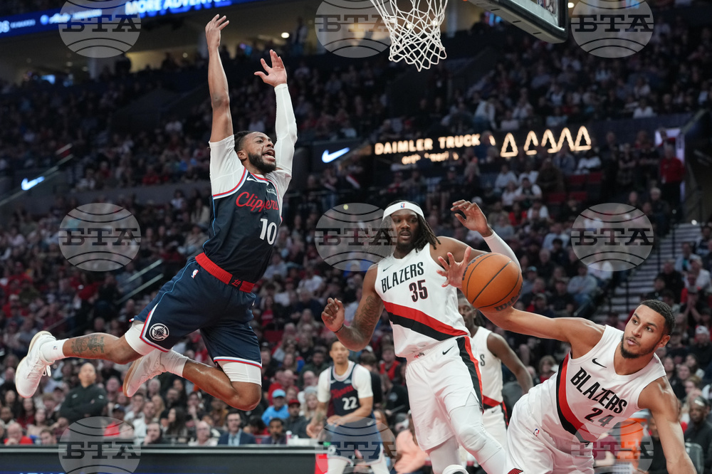 Clippers Blazers Basketball