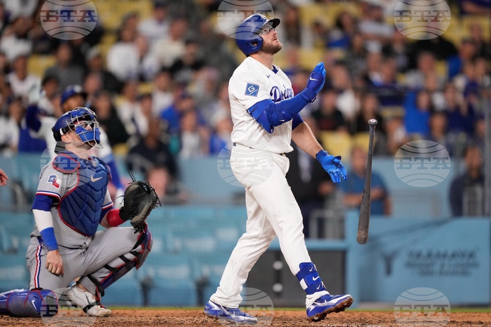 Rangers Dodgers Baseball