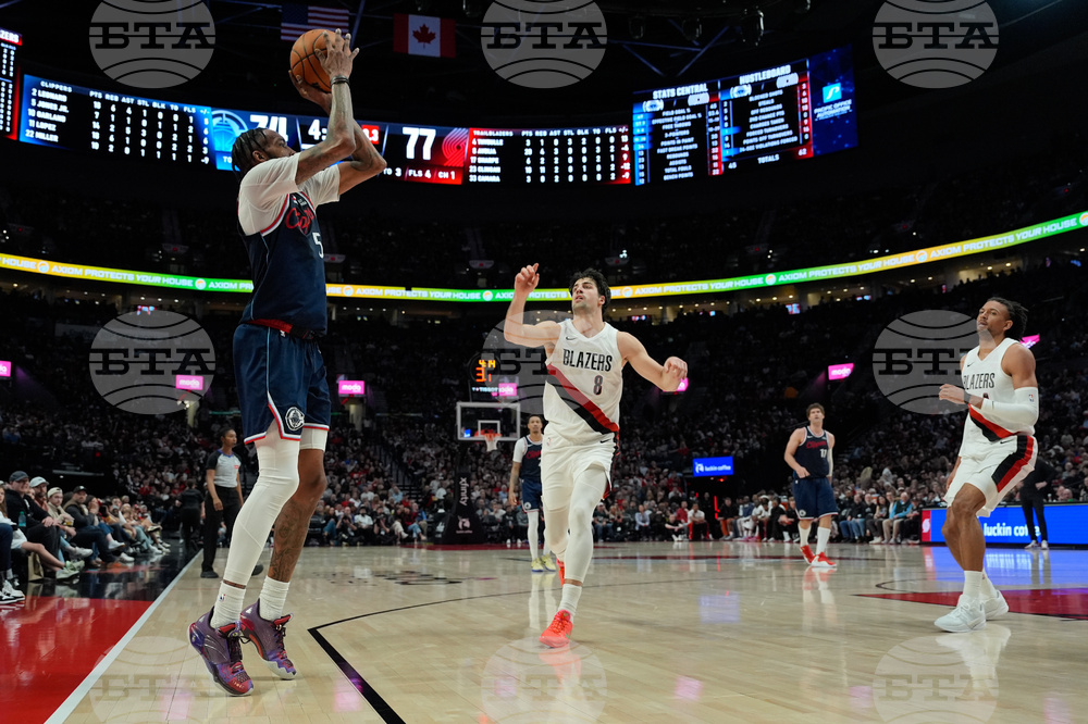Clippers Blazers Basketball