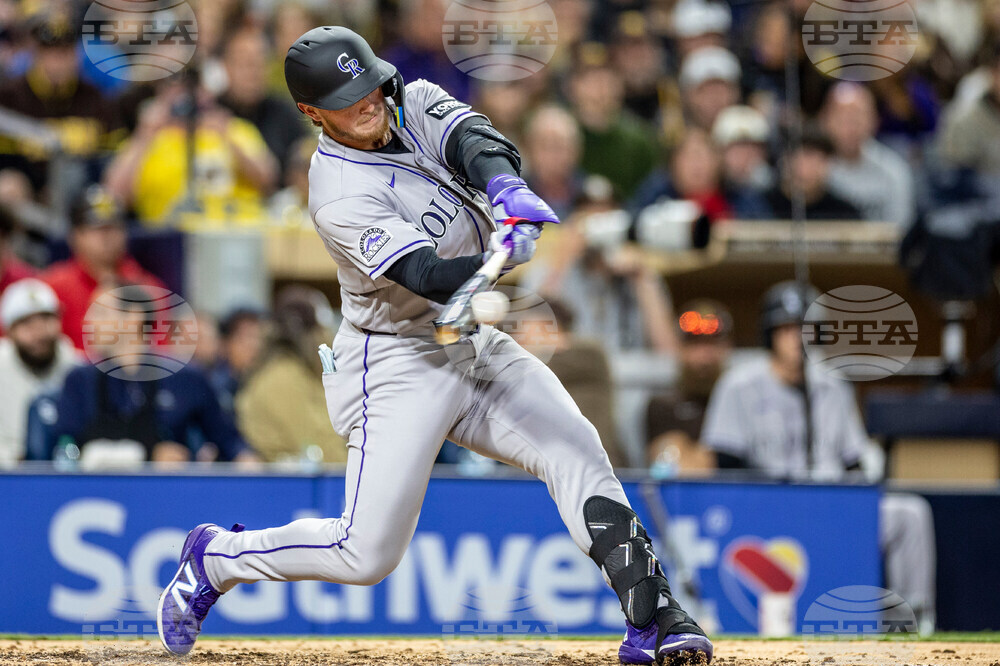 Rockies Padres Baseball