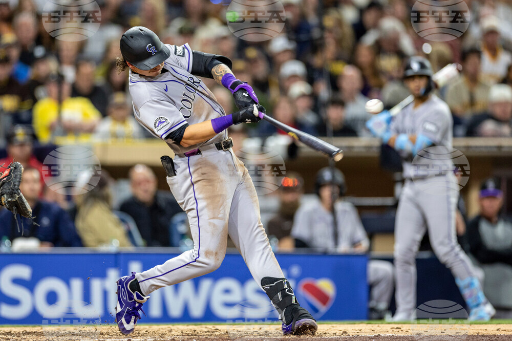 Rockies Padres Baseball