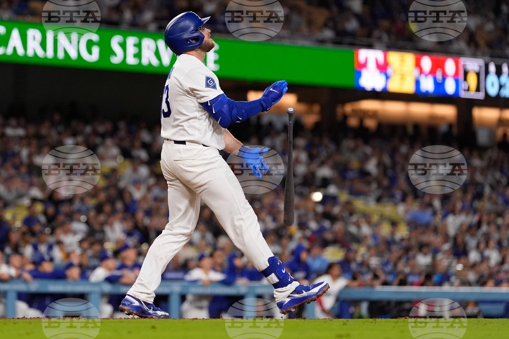 Rangers Dodgers Baseball