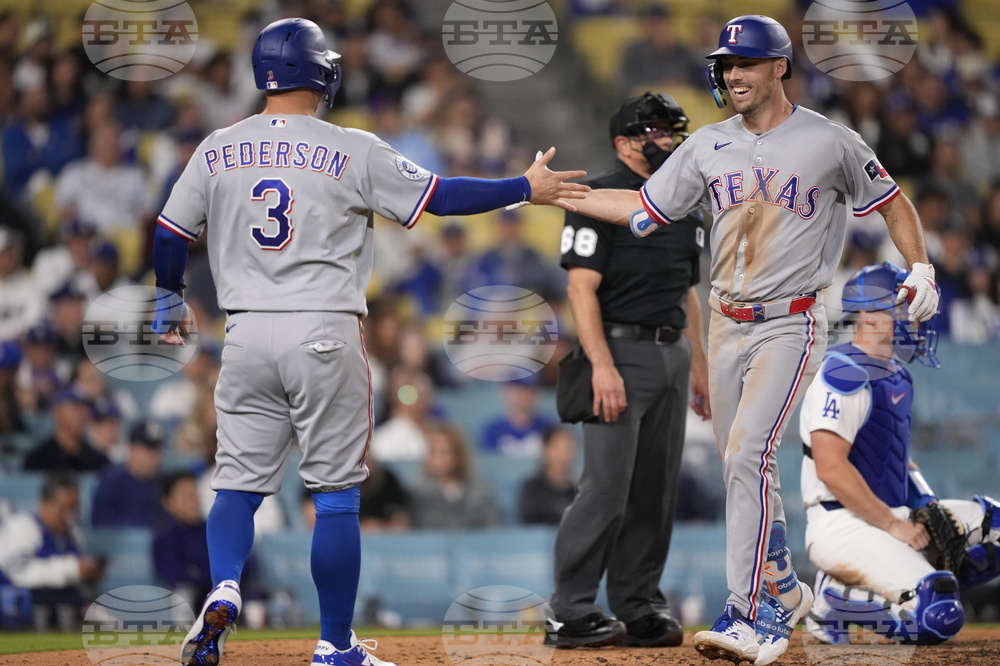 Rangers Dodgers Baseball