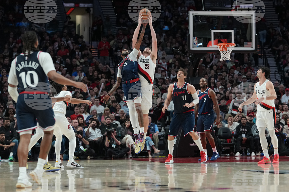 Clippers Blazers Basketball