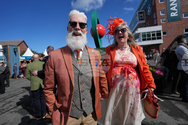 Britain Grand National Horse Racing