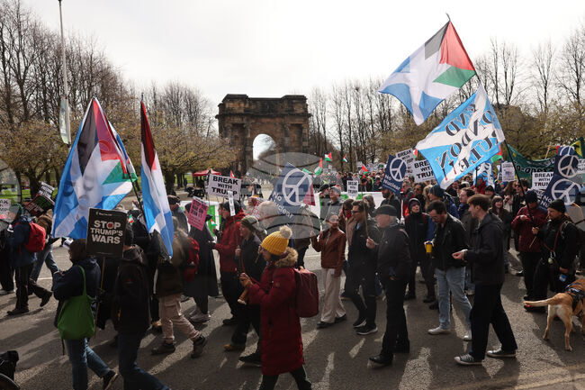 Scotland Break With Trump Protest