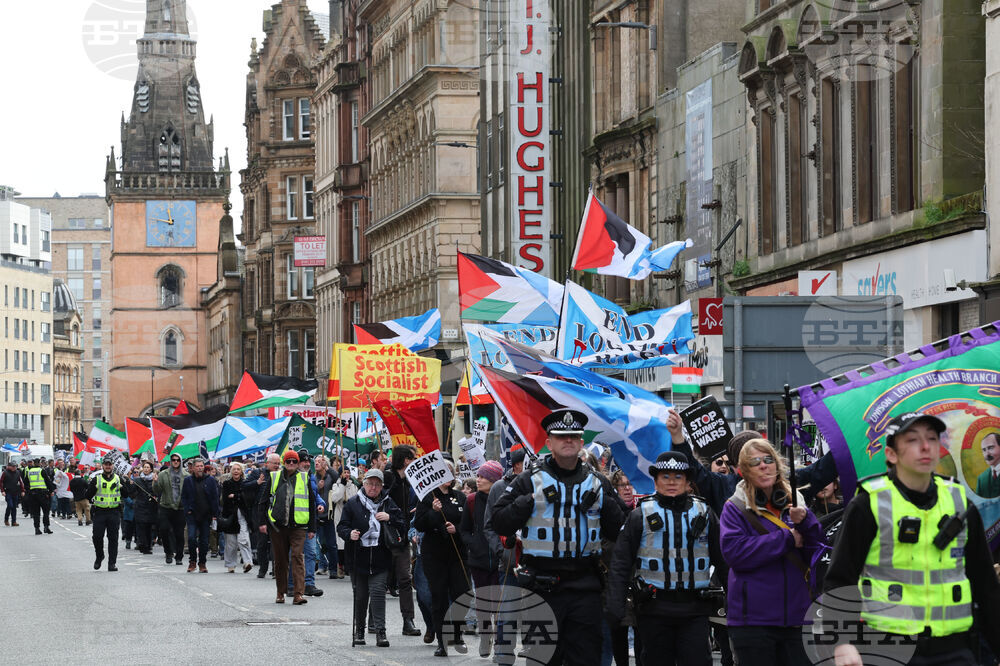 Scotland Break With Trump Protest